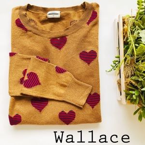 Madewell Wallace Heart Casual Crew Neck Sweater S